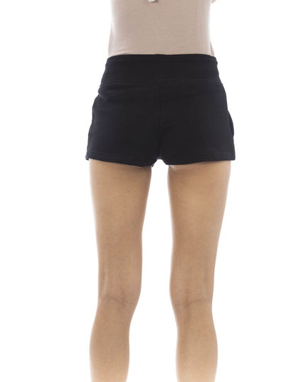 Just Cavalli Black Cotton Women Short