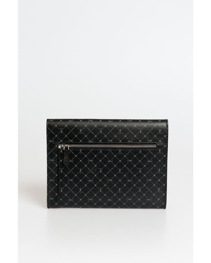 Trussardi Black Polyester Men Clutch