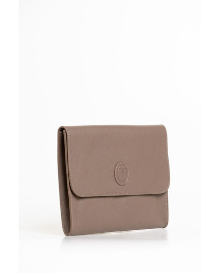 Trussardi Brown Polyester Men Clutch