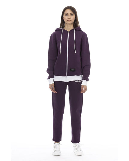 Baldinini Trend Purple Cotton Women Sweater