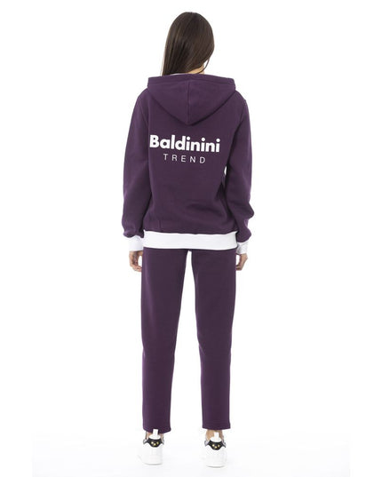 Baldinini Trend Purple Cotton Women Sweater