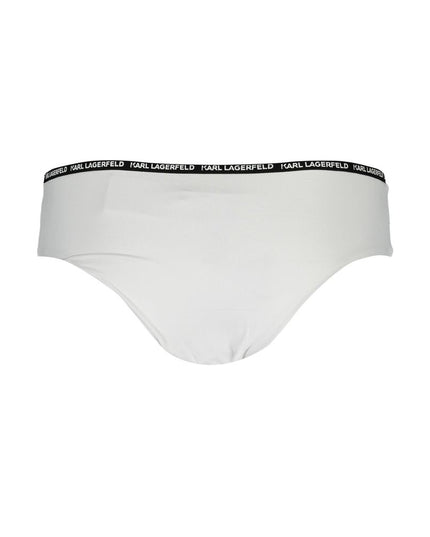 Karl Lagerfeld White Polyamide Women's Swim Brief