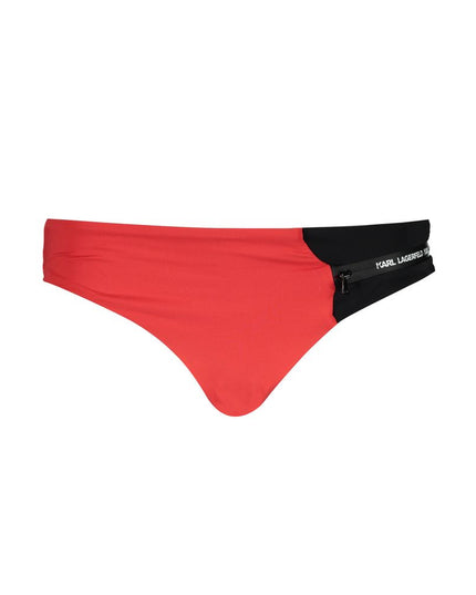 Karl Lagerfeld Rosso Poliammide Womens Swim Brief