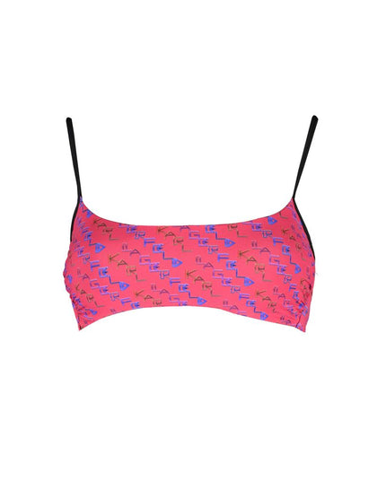 Karl Lagerfeld Red Elastane Swimwear