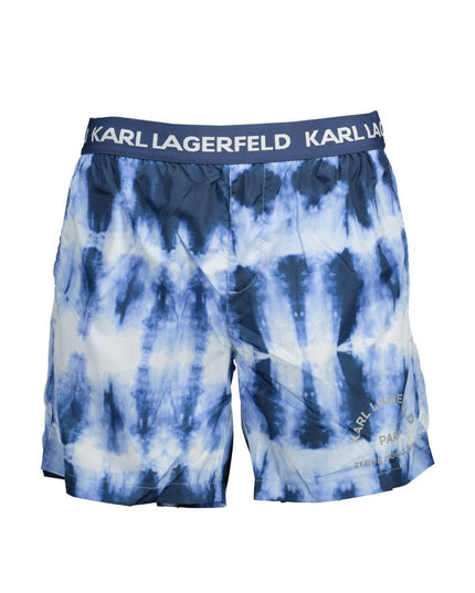 Karl Lagerfeld Blue Polyester Swimwear