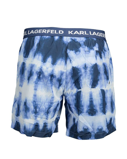 Karl Lagerfeld Blue Polyester Swimwear