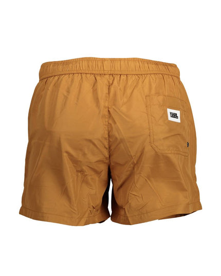 Karl Lagerfeld Brown Polyester Swimwear