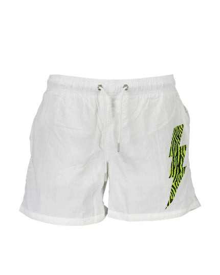 Cavalli Class White Polyamide Swimwear