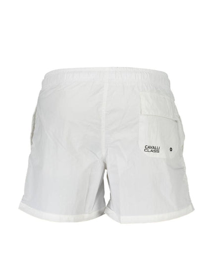 Cavalli Class White Polyamide Swimwear