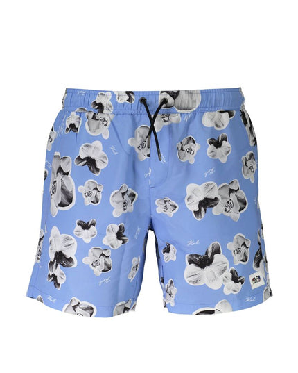 Karl Lagerfeld Blue Polyester Swimwear