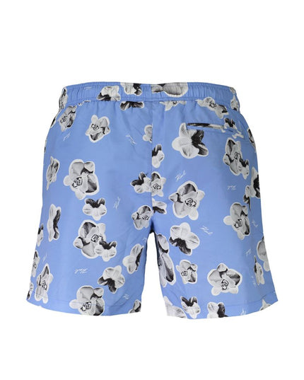 Karl Lagerfeld Blue Polyester Swimwear