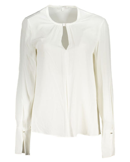Patrizia Pepe White Viscose Shirt