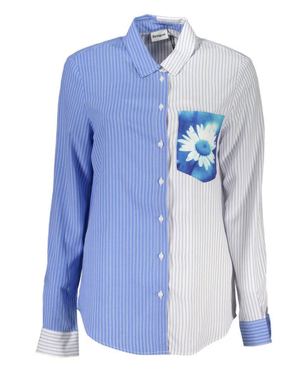 Desigual Azzurro Viscose Women Shirt