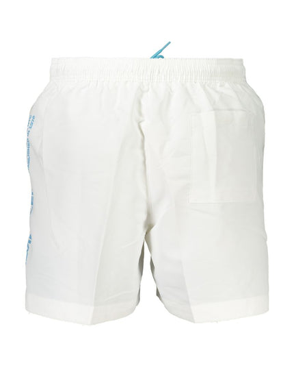 Calvin Klein Bianco Recycled Polyester Men's Swim Boxer