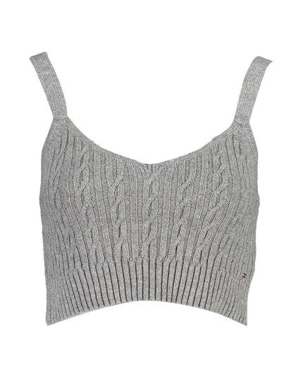 Tommy Hilfiger Grigio Cotton Women Shirt