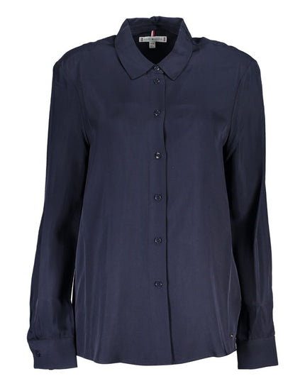Tommy Hilfiger Blue Viscose Woman Shirt