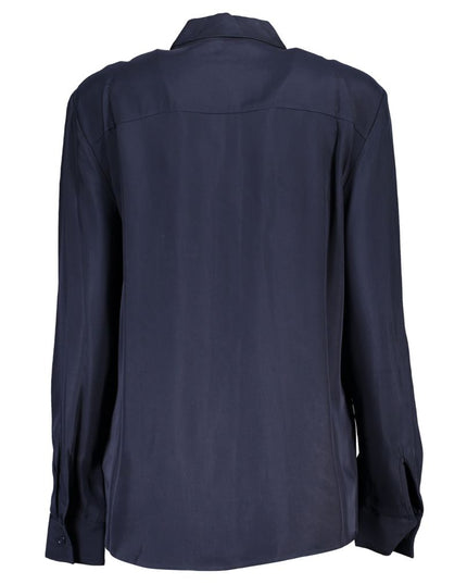 Tommy Hilfiger Blue Viscose Woman Shirt