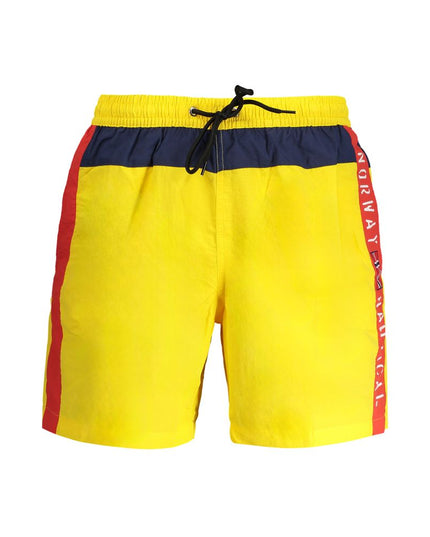 Norway 1963 Giallo Polyester Men Swim Boxer