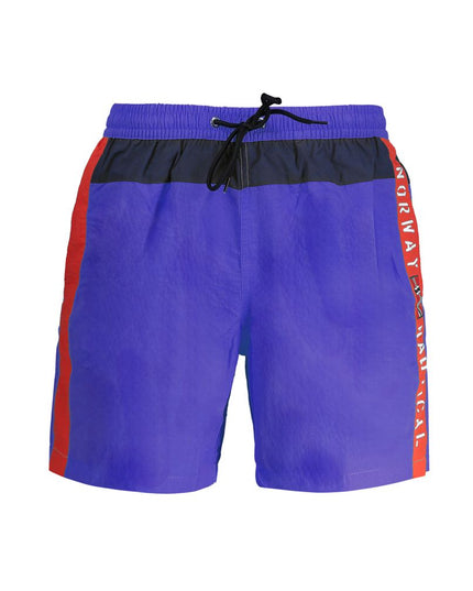 Norway 1963 Blue Polyester Men's Swim Trunk