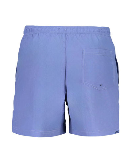 Tommy Hilfiger Blue Nylon Men's Swim Boxer