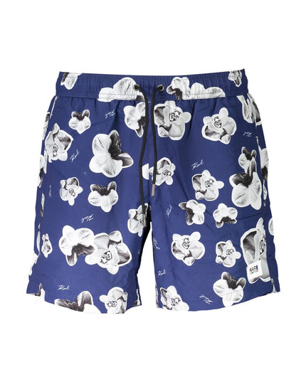 Karl Lagerfeld Blue Polyester Swimwear