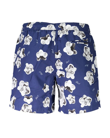Karl Lagerfeld Blue Polyester Swimwear