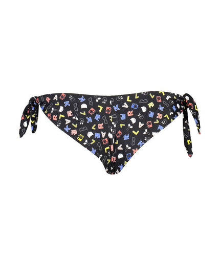 Karl Lagerfeld Black Elastane Swimwear
