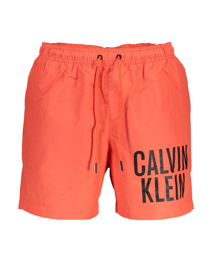Calvin Klein Red Polyester Swimwear