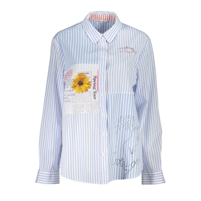 Desigual Blue Viscose Shirt