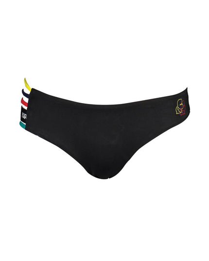 Karl Lagerfeld Black Elastane Swimwear