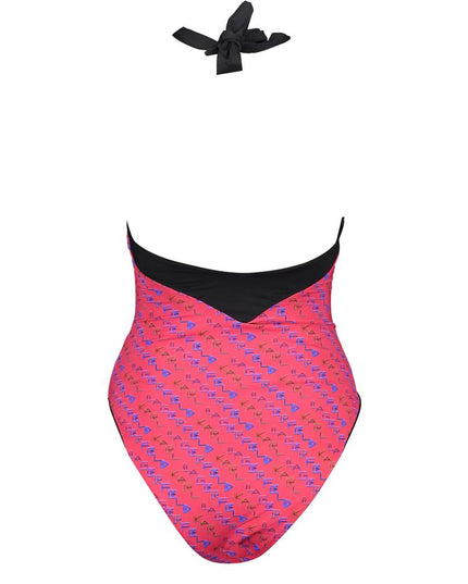 Karl Lagerfeld Red Elastane Swimwear
