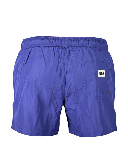 Karl Lagerfeld Blue Polyester Swimwear