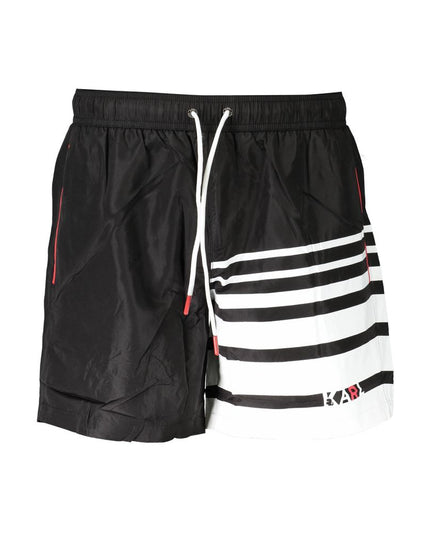 Karl Lagerfeld Black Polyester Swimwear