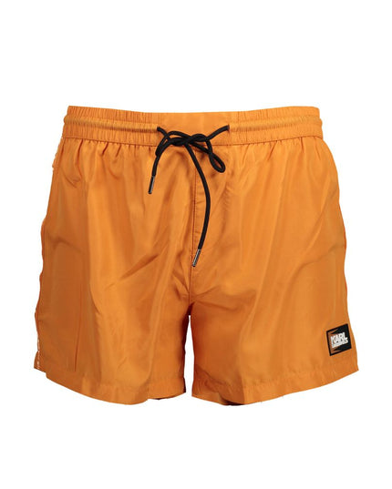 Karl Lagerfeld Orange Polyester Swimwear