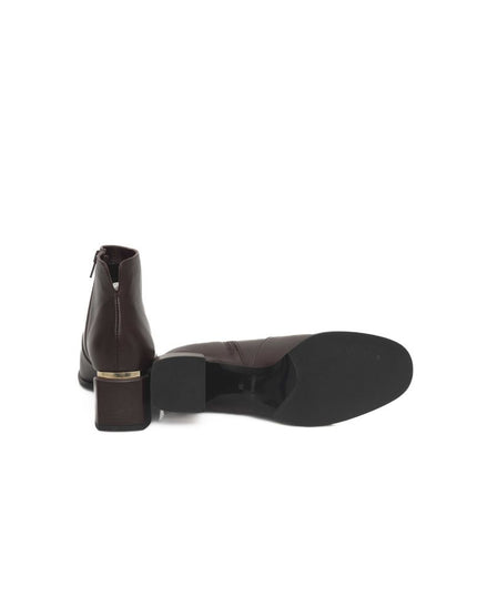 Cerruti 1881 Burgundy Cowhide Women Boot