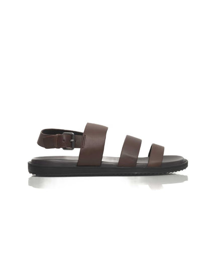Cerruti 1881 Brown Cowhide Men Sandal