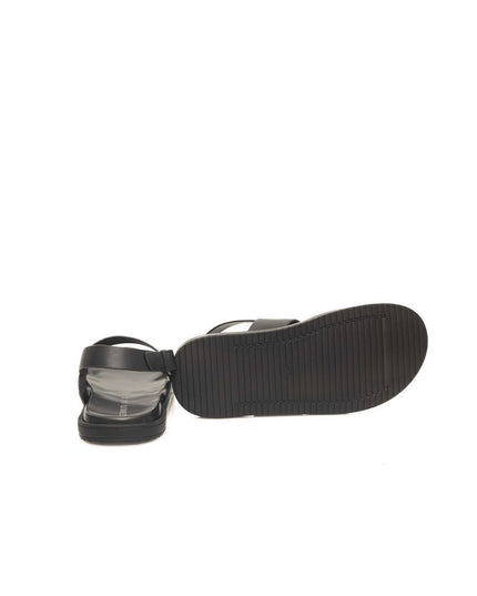 Cerruti 1881 Black Cowhide Men Sandal