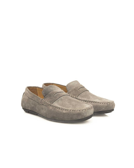 Cerruti 1881 Gray Cowhide Men's Loafer