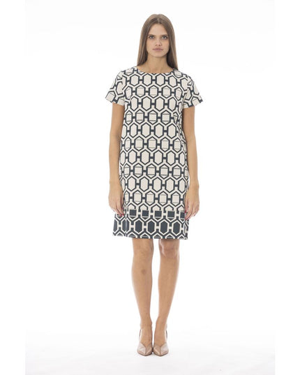 Baldinini Trend White Cotton Women Dress