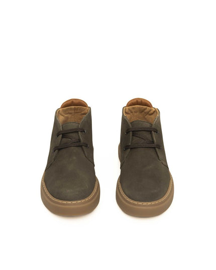 Cerruti 1881 Green Cowhide Men Boot