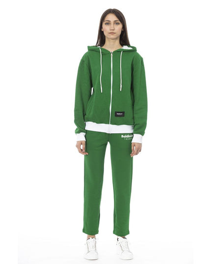Baldinini Trend Green Cotton Women Sweater