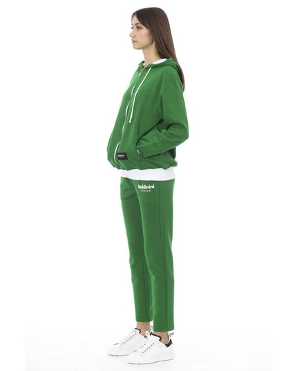 Baldinini Trend Green Cotton Women Sweater