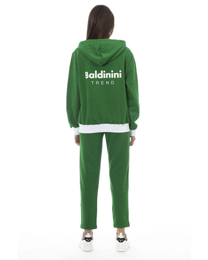 Baldinini Trend Green Cotton Women Sweater