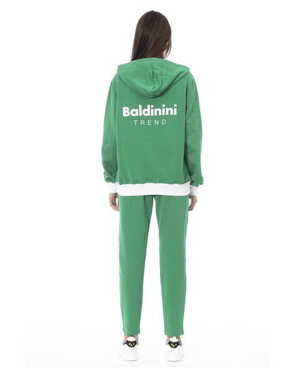 Baldinini Trend Green Cotton Women Sweater
