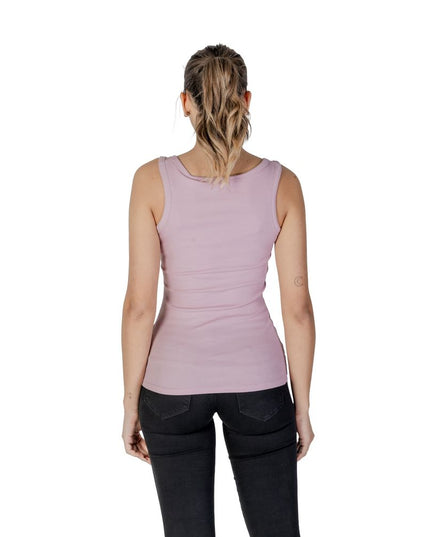 Guess Purple Cotton Tank Tops