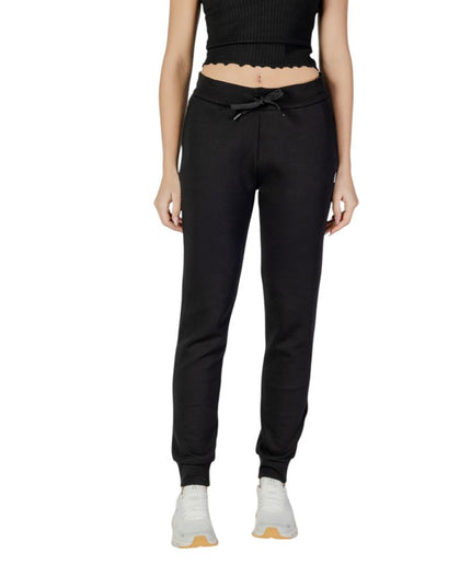 Armani Exchange Black Cotton Joggers (Workout Pants)