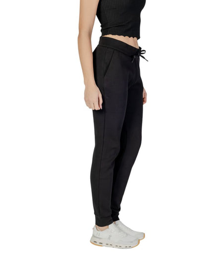Armani Exchange Black Cotton Joggers (Workout Pants)