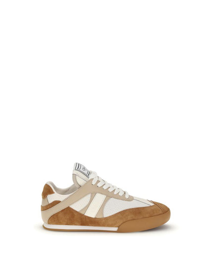 Chloé Brown Calf Leather Bos Taurus Athletic Sneakers