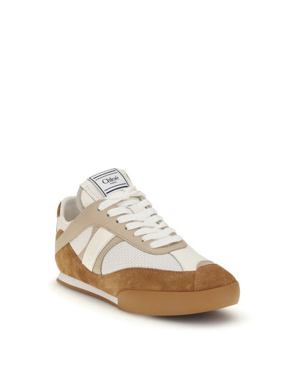 Chloé Brown Calf Leather Bos Taurus Athletic Sneakers