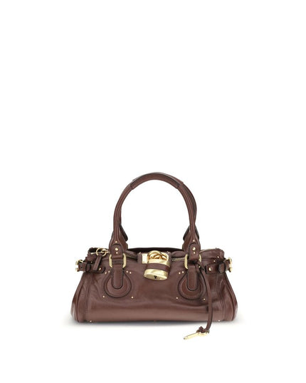 Chloé Bordeaux Calf Leather Bos Taurus Shoulder Bag